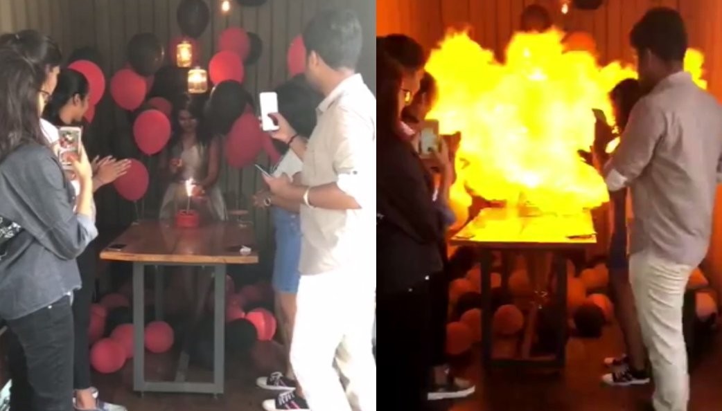 Balon Meledak Saat Nyalakan Lilin Ulang Tahun, Gadis ini Alami Luka Bakar. Hati-Hati Ya, Guys!