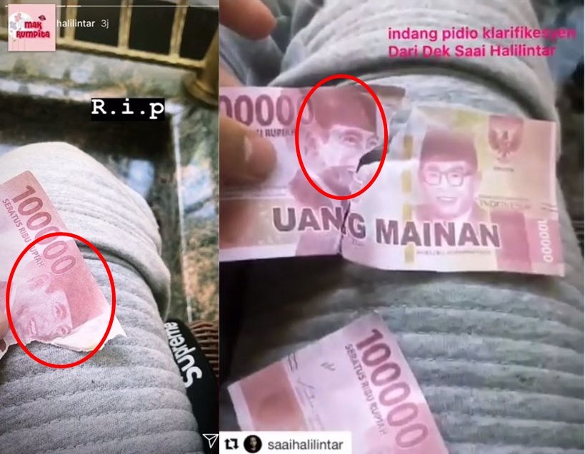 Soal Merobek Uang, Klarifikasi Saaih Halilintar Justru Bikin Warganet dan Selebritas Lainnya Geram