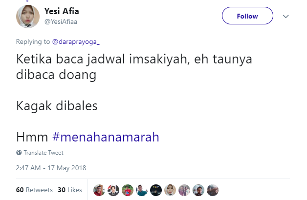 20+ Jokes #Menahanmarah Ala Warganet ini Kocak Banget. Orang Puasa Memang Harus Sabar Sih