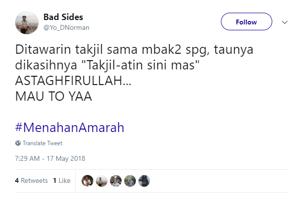 20+ Jokes #Menahanmarah Ala Warganet ini Kocak Banget. Orang Puasa Memang Harus Sabar Sih