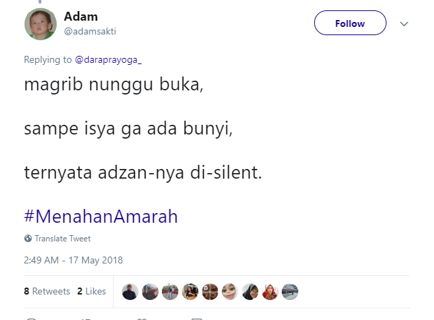 20+ Jokes #Menahanmarah Ala Warganet ini Kocak Banget. Orang Puasa Memang Harus Sabar Sih