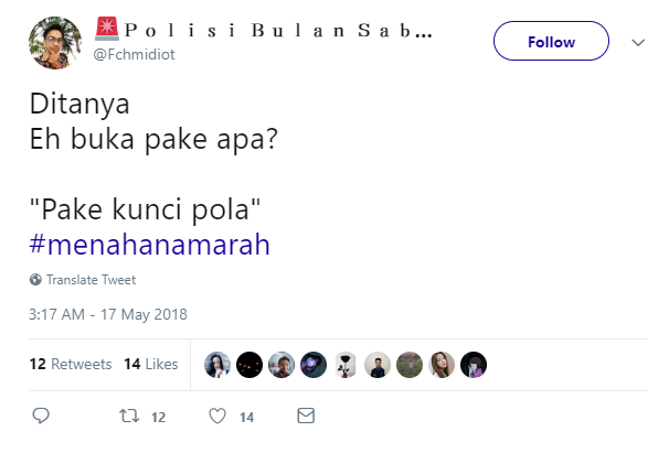 20+ Jokes #Menahanmarah Ala Warganet ini Kocak Banget. Orang Puasa Memang Harus Sabar Sih