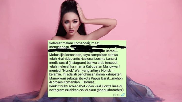 Sering Nggak Dikasih ‘Panggung’, Lucinta Luna Keceplosan Hina Manokwari. Panjang deh Urusannya~