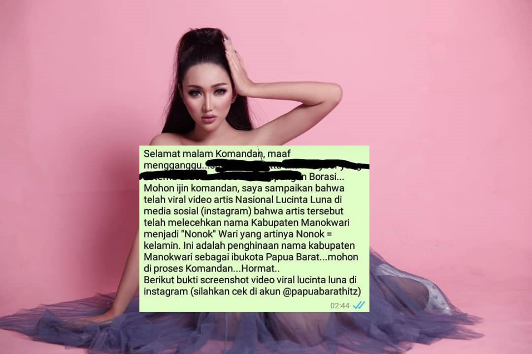 Sering Nggak Dikasih ‘Panggung’, Lucinta Luna Keceplosan Hina Manokwari. Panjang deh Urusannya~