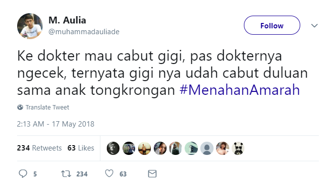 20+ Jokes #Menahanmarah Ala Warganet ini Kocak Banget. Orang Puasa Memang Harus Sabar Sih