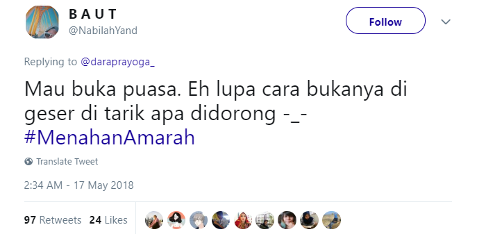 20+ Jokes #Menahanmarah Ala Warganet ini Kocak Banget. Orang Puasa Memang Harus Sabar Sih