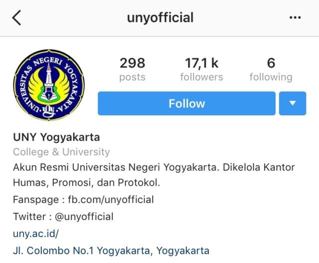 Instagram Uny Official