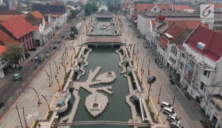 Destinasi Wisata Baru Kali Besar di Kota Tua Jakarta. Indah Banget, Kaya Sungai di Korea!