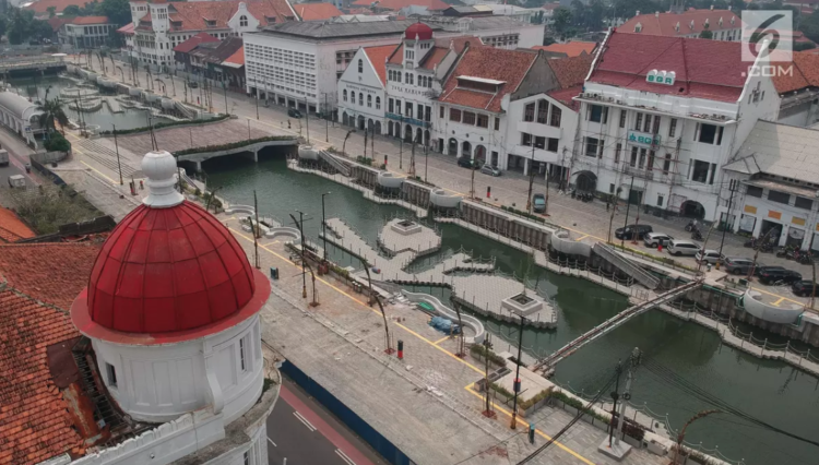 Destinasi Wisata Baru Kali Besar di Kota Tua Jakarta. Indah Banget, Kaya Sungai di Korea!