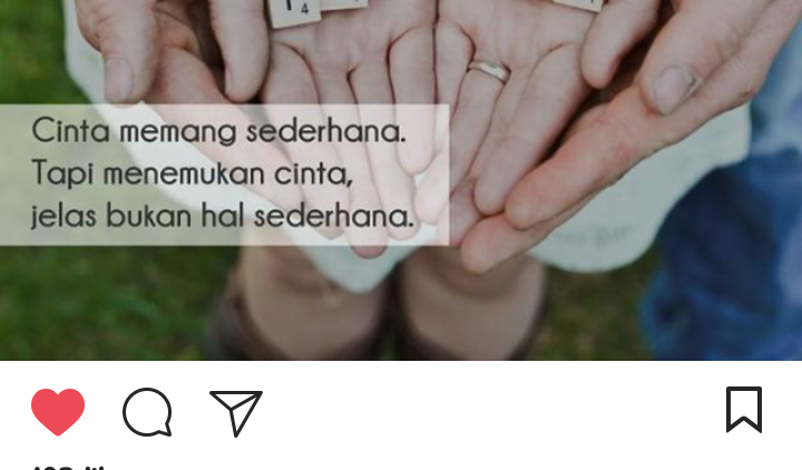 Aku Kira Cinta Itu Sederhana, Namun Padamu Rumit Rupanya