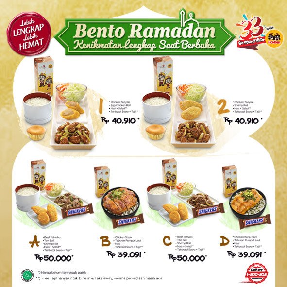 HokBen Punya Menu Baru Khusus Ramadan, Kayaknya Bakal Bikin Kamu Puas Kekenyangan nih