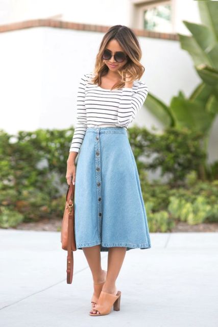 denim skirt