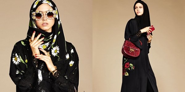 13+ Inspirasi Busana Abaya Buat Idul Fitri dari Rumah Mode Kenamaan, Dolce & Gabbana