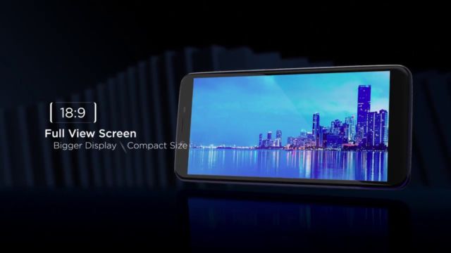 full view display 18:9 HD IPS, 2.5D Glass