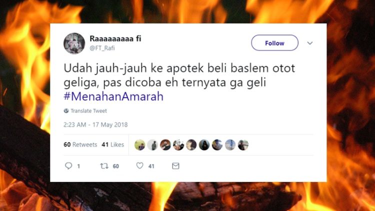 20+ Jokes #Menahanmarah Ala Warganet ini Kocak Banget. Orang Puasa Memang Harus Sabar Sih