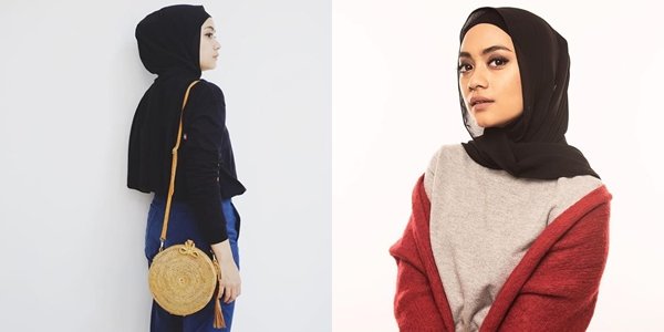 13+ Inspirasi Busana Hijab Simpel Minimalis Ala Ayudia Bing Slamet. Cocok Buatmu yang Anti Ribet