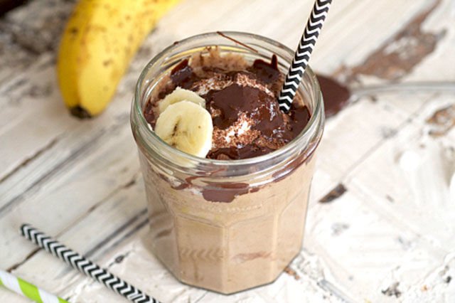 Avocado Chocolate Oat Smoothie