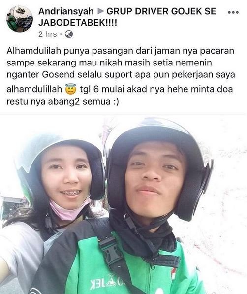 6 Suka Duka Punya Pacar Driver Ojol. Bikin Bangga tapi Kadang Bikin Was-Was Juga