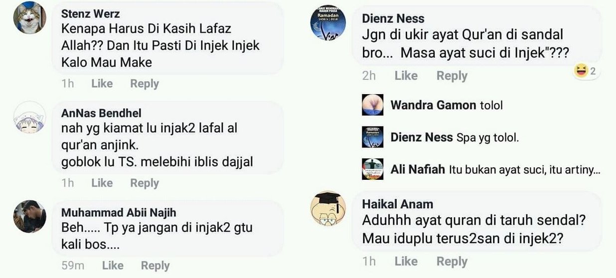 Dikira Ayat Alquran, Sandal Jepit dengan Aksara Arab ini Dikecam Warganet. Udah Ngegas, Eh Salah~