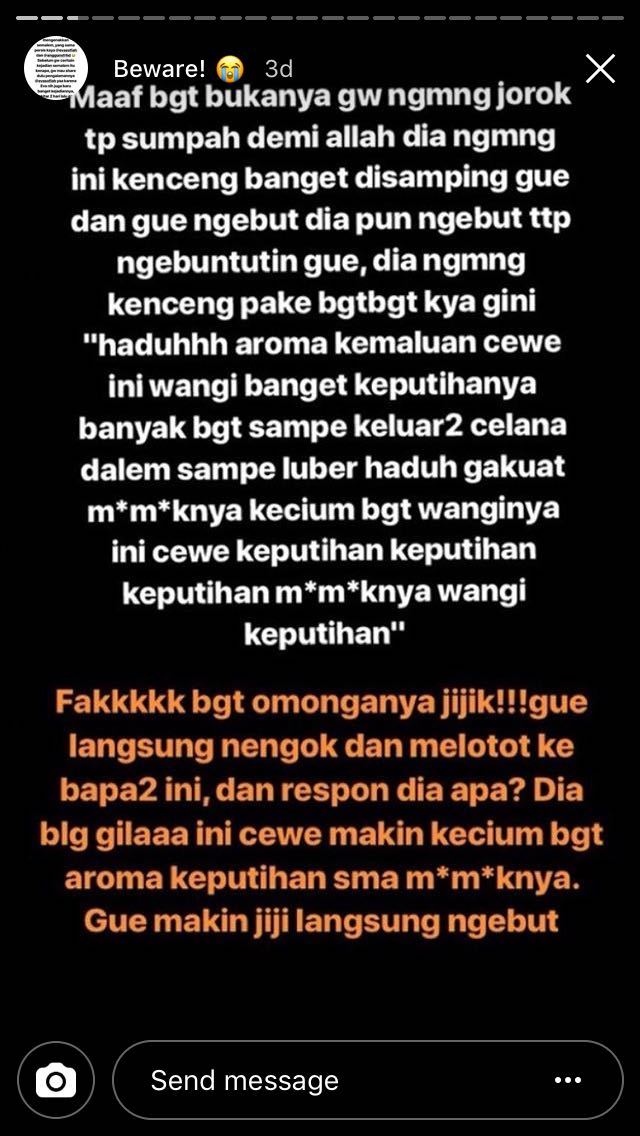 Berbagi Cerita Soal Bapak-Bapak Mesum di Jalan, IG Stories Gadis ini Menguak Banyak Kejadian Serupa