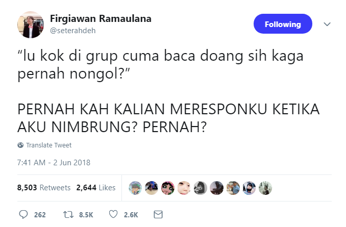 13 Curhatan Orang yang Ikut Ngobrol di Grup WA, Tapi Dicuekin. Definisi dari Sakit Nggak Berdarah nih~