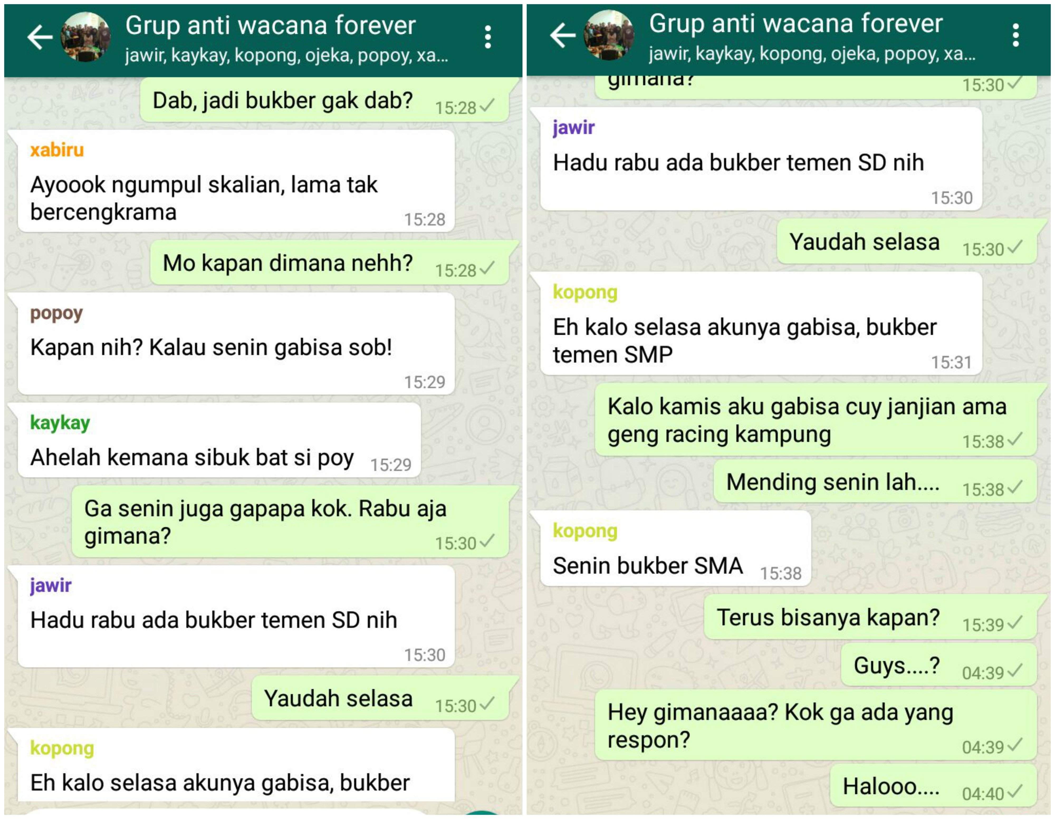 8 Tipe Grup WhatsApp Ketika Ada Ajakan Buka Bersama. Dari yang Kompak Sampai Cuma Bikin Wacana Saja~