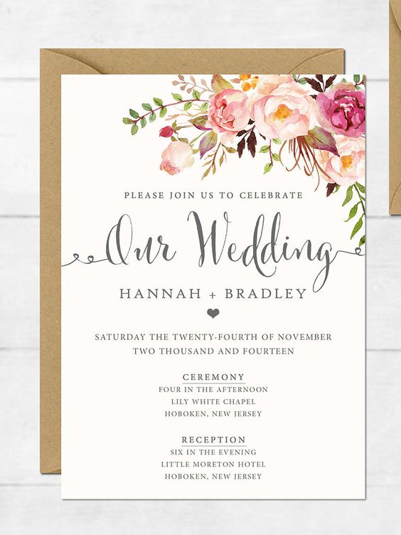 Wedding Invitation