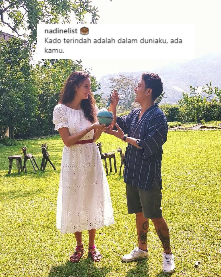 Mesranya Pasangan Nadine dan Dimas Anggara di Medsos Bikin Warganet Iri. Serasi Banget Sih!