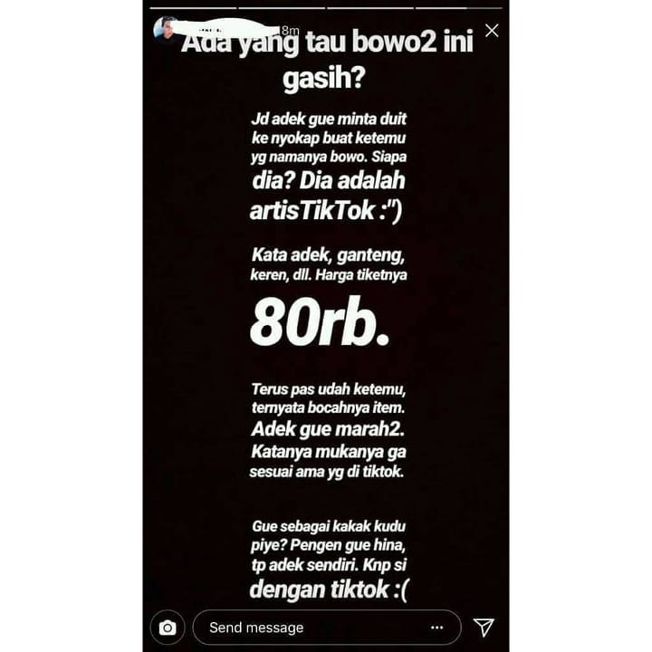 Ini lho yang Namanya Bowo, Artis Tik Tok Viral yang Adakan Meet & Greet dengan Penggemarnya. Tetew!