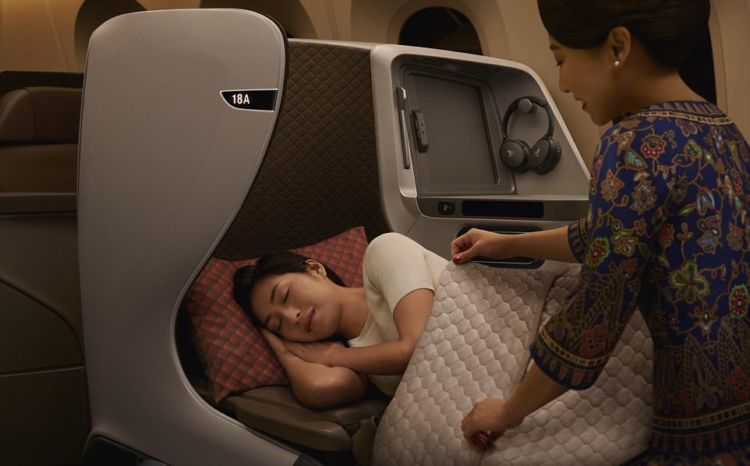 Begini Mewahnya Kabin Singapore Airlines 787-10 Dreamliner. Interiornya Keren Banget!