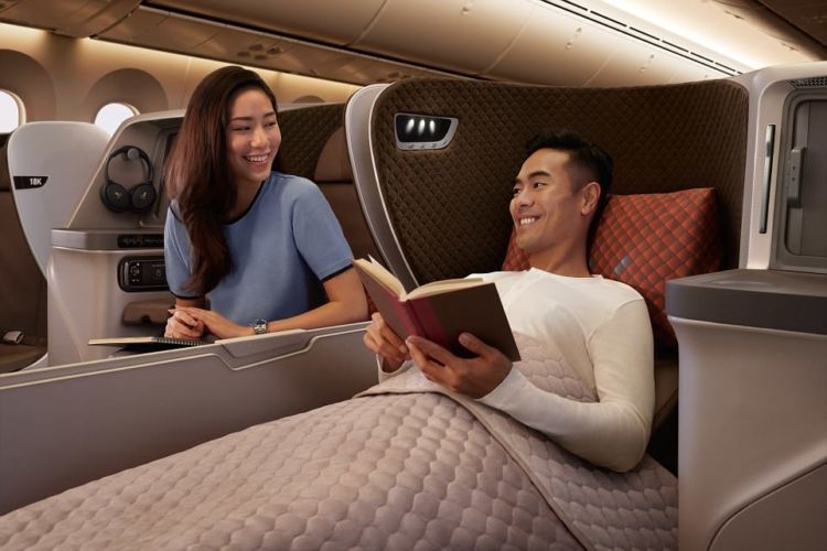 Begini Mewahnya Kabin Singapore Airlines 787-10 Dreamliner. Interiornya Keren Banget!