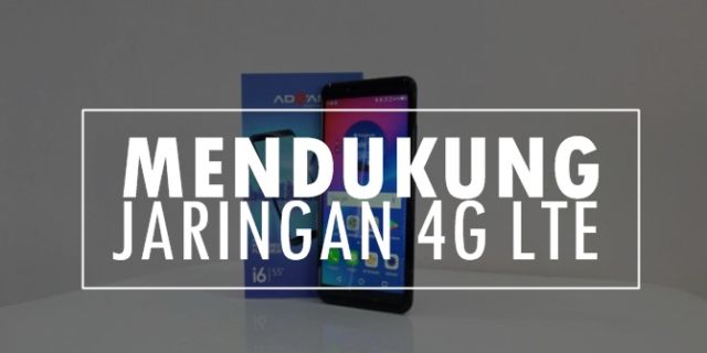 Support Jaringan 4G LTE