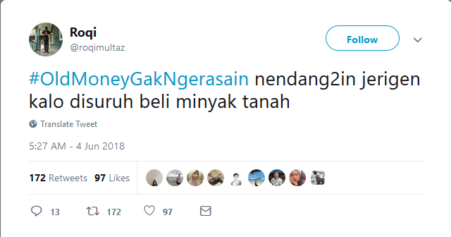 Thread Twitter Soal Orang Kaya Indonesia Bikin Takjub, Warganet Malah Usung Tagar #OldMoneyGakNgerasain