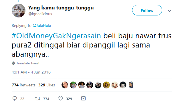 Thread Twitter Soal Orang Kaya Indonesia Bikin Takjub, Warganet Malah Usung Tagar #OldMoneyGakNgerasain