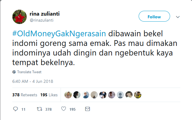 Thread Twitter Soal Orang Kaya Indonesia Bikin Takjub, Warganet Malah Usung Tagar #OldMoneyGakNgerasain