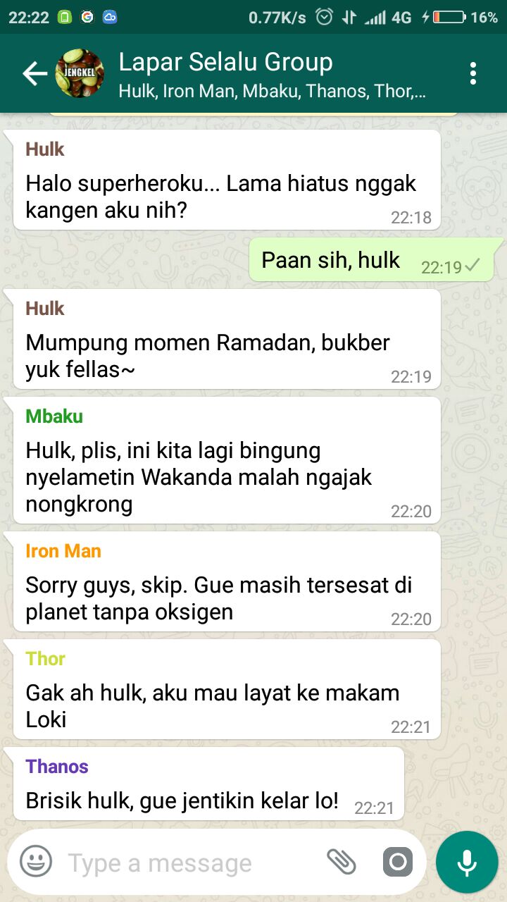 8 Tipe Grup WhatsApp Ketika Ada Ajakan Buka Bersama. Dari yang Kompak Sampai Cuma Bikin Wacana Saja~