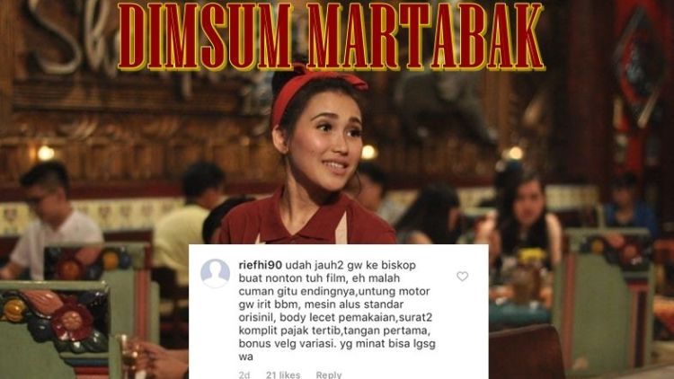 14 Review Singkat ala Warganet Saat Ditanya Rating Film Dimsum Martabak. Sama Sekali Nggak Nyambung!