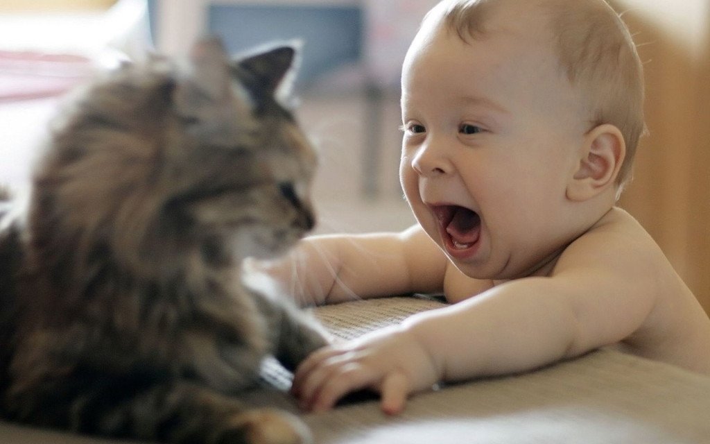 20+ Potret Kedekatan Bayi dengan Hewan Peliharaan. Inikah yang Dinamakan Cuteness Overload?