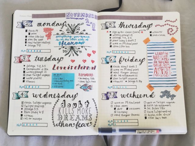 bullet journaling