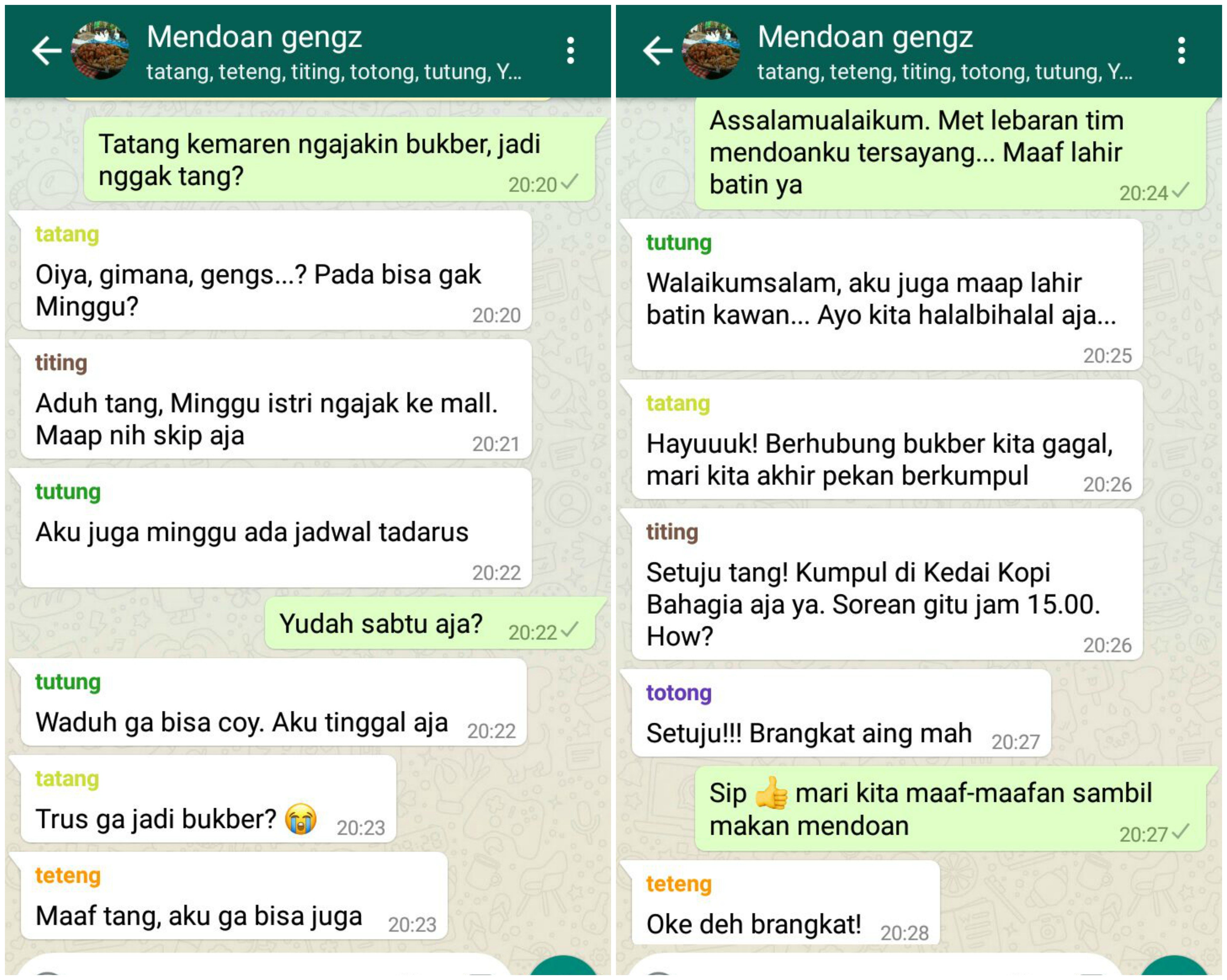 8 Tipe Grup WhatsApp Ketika Ada Ajakan Buka Bersama. Dari yang Kompak Sampai Cuma Bikin Wacana Saja~