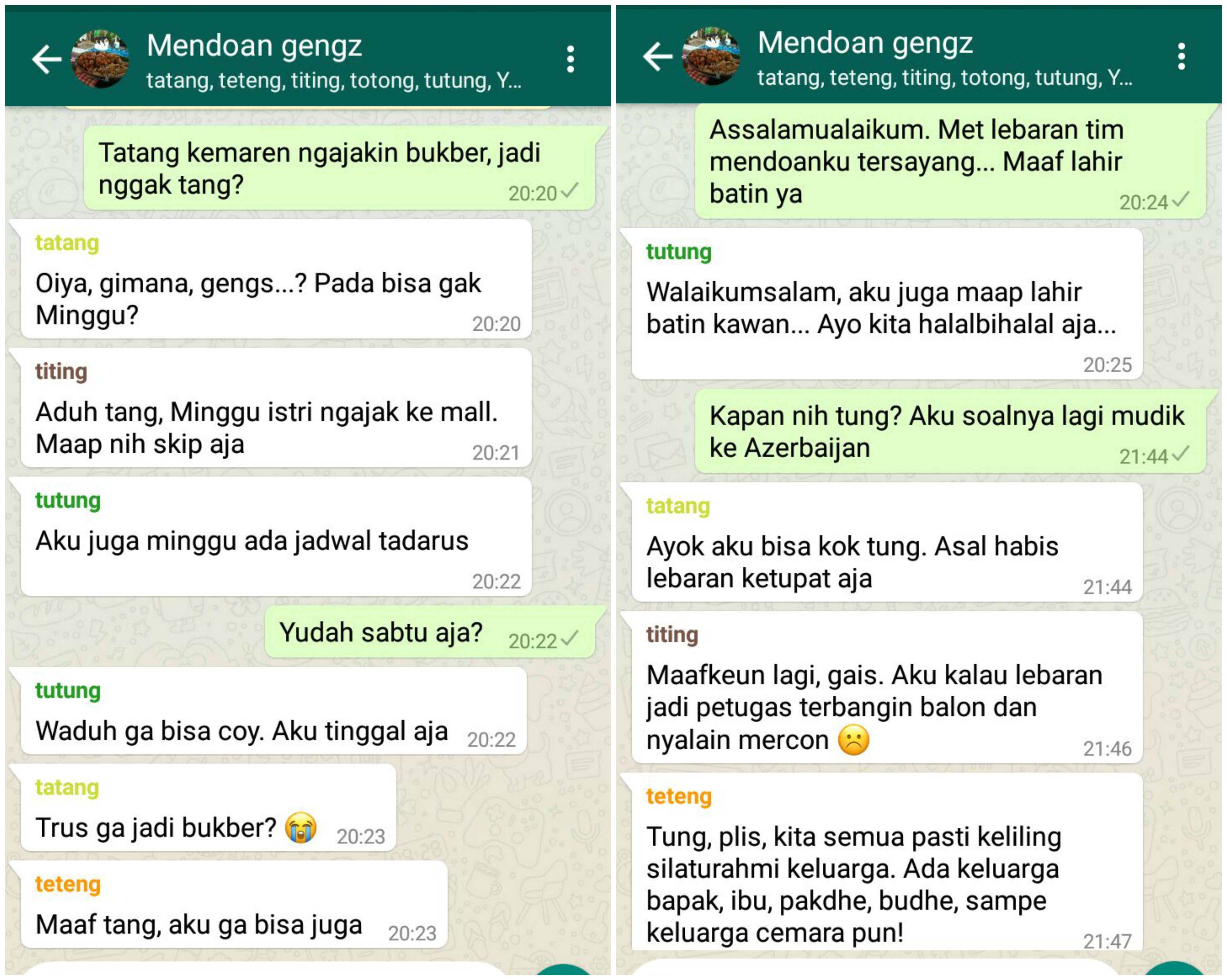 8 Tipe Grup WhatsApp Ketika Ada Ajakan Buka Bersama. Dari yang Kompak Sampai Cuma Bikin Wacana Saja~