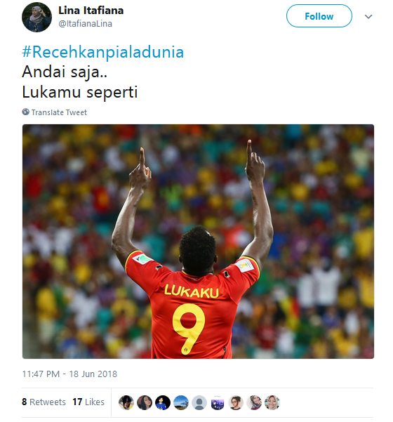 20 Tagar #RecehkanPialaDunia ini Mungkin Bisa Sedikit Obati Kecewa Karena Jagoanmu Kalah. Kocaklah~