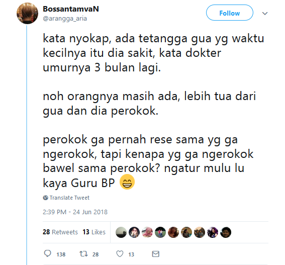 Kasih Perspektif sebagai Perokok, Bukannya Dapat Dukungan, Thread Cowok ini Malah Dapat Cibiran. Duh!