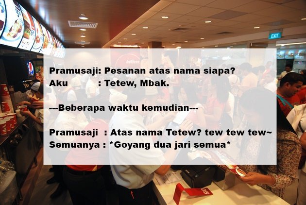 11 Rekomendasi Nama Gokil yang Bisa Dipakai Saat Pesan Makanan. Asal Jangan Sampai Lupa Ambilnya sih