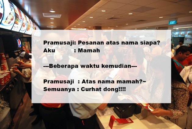 11 Rekomendasi Nama Gokil yang Bisa Dipakai Saat Pesan Makanan. Asal Jangan Sampai Lupa Ambilnya sih