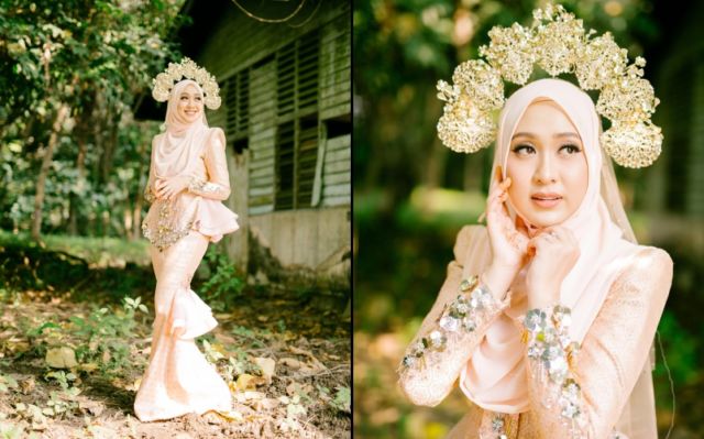 Mahkota Uniknya Jadi Sorotan, Pernak-Pernik Wedding ala Melayu Malaysia Ini Segarkan Pandangan