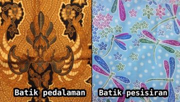 Perbedaan Batik Pedalaman dan Pesisiran