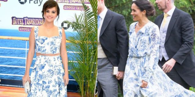 Bajunya Selena sama dengan Meghan?