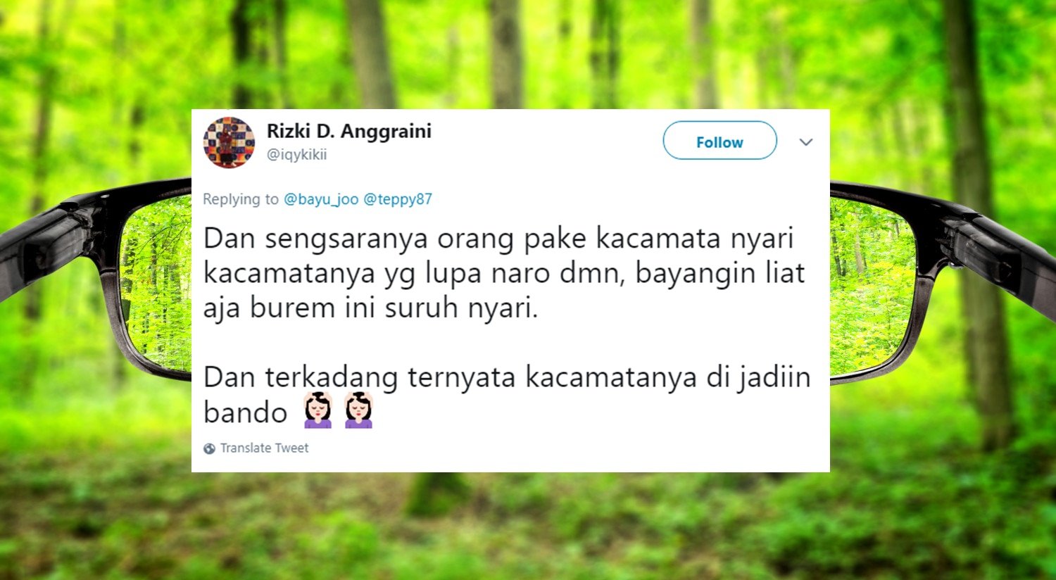 Beginilah Suka Duka dari Warganet sebagai Pemakai Kacamata. Terlihat Miris, Tapi Kocak Juga