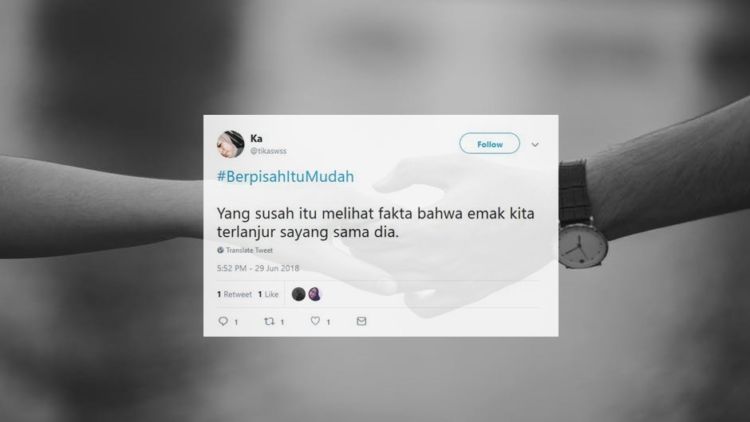 15 Tweet dari Warganet yang Buktiin Bahwa Berpisah itu Mudah. Ini nih, yang Jauh Lebih Susah~